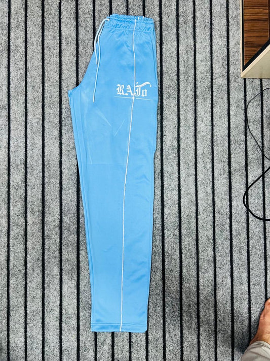 TRACKSUIT PANTS IN DOUBLE FACE JERSEY
BLUE / WHITE